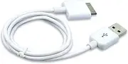 TECHGEAR USB Charger for Charging & Data Sync Cable - Compatible with iPad, iPod & iPhone 30 Pin Connectors