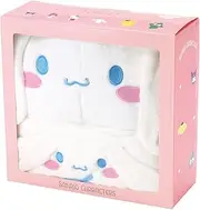 Skater SET1084 2-Piece Gift Set, Hair Dry Towel, Hooded Bath Poncho, Absorbent and Quick Drying, Sanrio Cinnamoroll