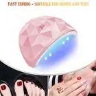 54W LED UV Nail Lamp Light Lightweight Gel Nail Polish Curing Lamp Gift for