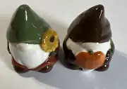 New 2024 MINI Thanksgiving Mr. And Mrs. Gnome SALT AND PEPPER SHAKER SET