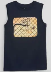 Gap Fit Kids Graphic Tank Top X-Small ( 4-5 ) New With Tag Free Shipping