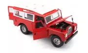 Land Rover Series II British Car Model Metal Diecast Toy Red 1:24 Scale Bburago