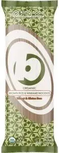 King Soba Organic Brown Rice & Wakame Noodles 250g
