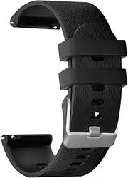 [ISOUDE] 20mm Silicone Watch Strap For Garmin Forerunner 245 645 158 55 Sports Bracelet Wrist Band Loop For Vivoactive 3 / Venu SQ 2 Plus