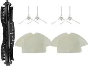 Robot Vacuum Cleaner Main Brush HEPA Filter Side Brush Mop Cloth Compatible with 360 S6 Robotic Vacuum Cleaner Filter Parts Accessories (Color : As The picture-06)