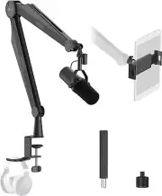 IXTECH Microphone Boom Arm Mic Arm for Blue Yeti Shure Sm7b Hyperx QuadCast Rode