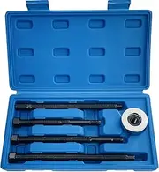 5Pcs Harmonic Balancer Installer Set, Extra Long Crank Pulley Damper Installation Tool for V8 and V6 Engines, Compatible with Dodge Chrysler Ford GM