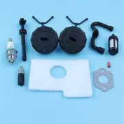 Air Gas Fuel Oil Filter Line Cap Candle Spark Plug Tune Up Kit for Stihl 017 MS170 018 MS180 MS 170 180 Chainsaw Carb Gasket