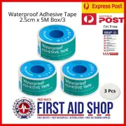 Waterproof Adhesive Tape 2.5cm x 5M Box/3 - Medical Tape - First Aid Supplies