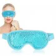 Gel Bead Heating Cooling Sleep Mask Reusable Hot Cold Ice Pack for Puffy Dry Eyes