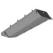 Polaris PANEL-BOX,PNT,LH,M.NVY BLUE [AP], Genuine OEM Part 5452455-726, Qty 1