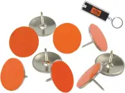 Paquete de 100 tachuelas reflectantes para marcar senderos