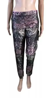 Camilla And Marc Trouser Size 10 US 6 Elaborate Floral Lurex Jacquard Pant
