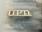 Lapel Letter Pins D.P.D. Police Sheriff Patrol Security 1/2”inch Blackinton USA