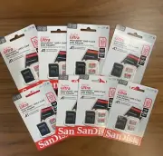 SanDisk 32GB (Pack Of 8) Ultra microSDHC UHS-I Memory Card (2x32GB) with Adapter