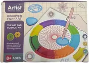 Power Box Spirofun: Geometric Spiro Art Kit - Templates for Arts and Craft for Kids All Ages