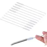 10pcs Wire Bore Brushes Stainless Steel Wire Pipe Hole Cleaning Brush Set