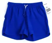 Adidas ClimaLite Blue Woven Athletic Shorts Women's NWT