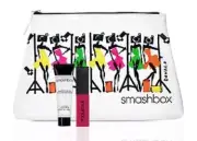 smashbox MAKEUP BAG + CLASSIC PRIMER & LIP GLOSS 3 Piece set NEW