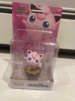 Super Smash Bros Jigglypuff amiibo figure NIB Nintendo