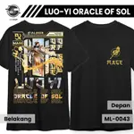 HITAM T 恤 LUO YI ORACLE OF SOL EPIC SKIN MOBILE LEGENDS 襯衫 D