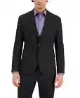 HUGO by Hugo Boss Men's Charcoal Modern Fit Check Suit Jacket 42L yoc1123a