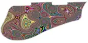 Pickguard Pick Guard 5120 Graphical Graphic Guitar Psychedelic Nightmare