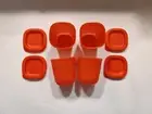 Tupperware Square Mini Bright Flamingo Herbs Basic Baby Food Fridge Freezer