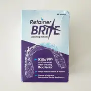 RETAINER BRITE Cleaning Tablets 96 Tablets - 3 Months Supply : Exp 05/2026