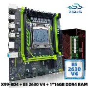 X99-8D4 Motherboard Set Kit with Intel LGA2011-3 Xeon E5 2650 V4 CPU DDR4 16GB