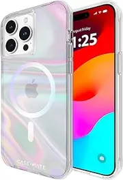 [Case-Mate] iPhone 15 Pro Max Case - Soap Bubble [12ft Drop Protection] [Compatible with MagSafe] Magnetic Cover with Iridescent Swirl Effect for iPhone 15 Pro Max 6.7", Anti-Scratch, Shockproof