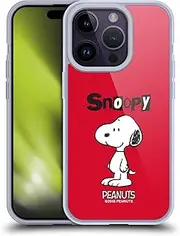 Head Case Designs Officially Licensed Peanuts Snoopy Characters Soft Gel Case Compatible with Apple iPhone 14 Pro