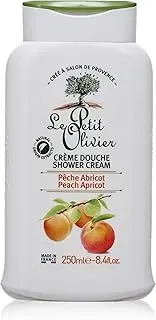 Shower Cream - Peach Apricot by Le Petit Olivier for Women - 8.4 oz Shower Cream