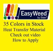 Siser Easyweed™ Heat Transfer Vinyl Press HTV Great Deal