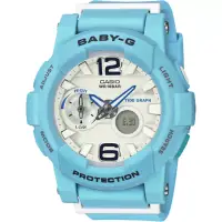 在飛比找博客來優惠-【CASIO】BABY-G衝浪板造型粉嫩春天氣息風格休閒錶-