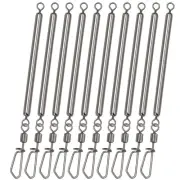 Protable Anti-Bite Bar Fishing Wire 5.8cm Silver 0.9g/Pc Anti-Bite Wire