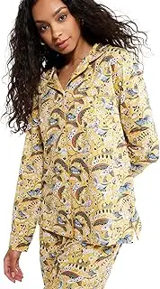 [Vera Bradley] Women's Long Sleeve Button-up Shirt (Extended Size Range)