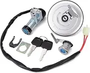 Ignition Barrel Key Switch for CBF125 2009-2013 35010-KWF-950 Ignition Switch Fuel Gas Cap Seat Lock Key Kit Motor Ignition Key Switches
