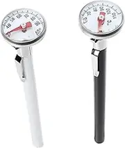 Water Thermometers Cold Water Thermometer 2 Pack 10℃ to 110℃ Range No Battery for Milk Food Preparation