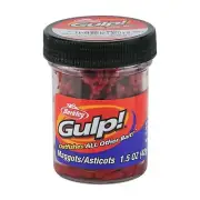 Berkley Gulp! Maggot Fishing Bait, Red Wiggler, Extreme Scent Dispersion, Great