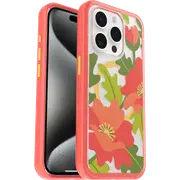 iPhone 15 Pro Case | Symmetry Series Clear for MagSafe - Fluttering Flora