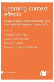 Learning context effects by Carmen Carmen Pérez [Hardback]
