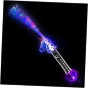 Fun Central - LED Light Up Unicorn Fiber Optic Toy Wand | Sensory Kids