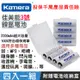 KAMERA 鎳氫電池 佳美能3號低自放充電電池（4入1組） (5.4折)