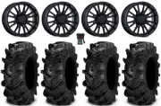 MSA ThunderLips 14" Wheels Black 27" Cryptid Tires Can-Am Defender