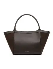 [David Lawrence] Jame Suede Leather Tote Bag in Brown