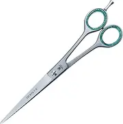 Solingen extremely sharp professional dog scissors, fur scissors, mane scissors with straight cutting and one-sided micro-teeth, 7.5 inches (19.5 cm) - premium quality, made in Germany