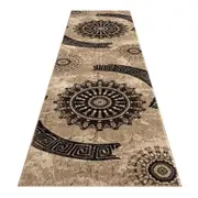 Boston 6447 in Brown : Runner Rug