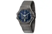 Maserati Potenza Blue Dial Stainless Steel Quartz R8853108005 100M Men's Watch