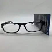 D83 Foster Grant Teddy Black +1.50 Men's Reading Glasses READERS